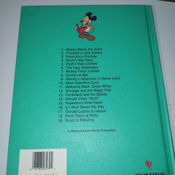 2 Walt Disney: Bantam Book "Road to Reading" and "Mickey Finds a Kitten" Good HC - Picture 4 of 12